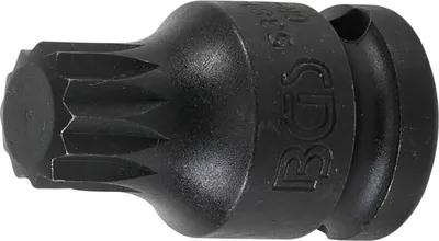 Immagine prodotto di BGS Kraft bit presa quadra 12,5 mm (1/2") interno multidente (per XZN) M16 - 5381-M16