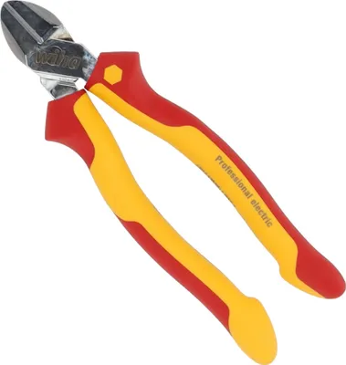 Produktbild von Wiha 43463, Diagonale Zange, 2,3 mm, 1,7 cm, Rot, Gelb, 1000 V, 18 cm
