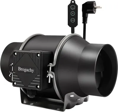 Produktbild von 150 mm Rohrfan – Ventilator, Kanalventilator, Abluftventilator, Rohrabluftventilator – 689 m³/h Luftstrom