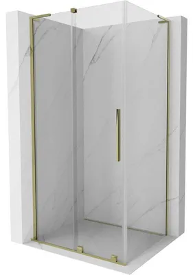 Obrázek produktu pro Mexen Velar L sprchový kout posuvný 120 x 80 cm, transparentní, zlatý - 871-120-080-03-50