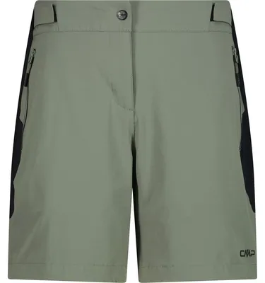 Immagine prodotto di Pantaloncini da donna CMP, modello bermuda, colore verde oliva, taglia 34