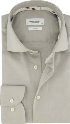 Produktbild von Profuomo grünes Hemd Slim Fit Baumwolle bügelfrei