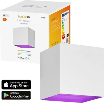 Produktbild von Hombli smarte Außenwandleuchte, weiß