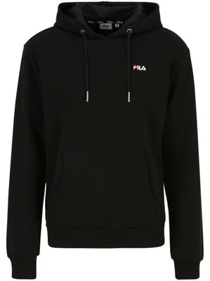 Productafbeelding van Heren langearmige hoodie zonder rits, in de kleur zwart