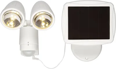 Produktbild von LED-Solarspot 'Powerspot', weiss,2 x 3 LED, Bewegungsmelder
