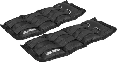 Produktbild von GORILLA SPORTS® Gewichtsmanschetten - 2er Set, 7 kg ( 2 x 3,5 kg ) Gewichte, Verstellbar - Fußgelenkgewichte, Armgewichte, Handgelenkgewichte, Handgelenk, Laufgewichte