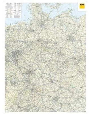 Produktbild von ADAC LänderKarte Deutschland 1:650 000, plano in Hülse
