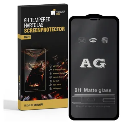Produktbild von 6x 9H Panzerglas für iPhone 11 Pro Max FULL COVER Displayschutz Schutzglas Hartglas Schutzfolie Panzerfolie Displayglas ANTI-REFLEX MATT ENTSPIEGELT
