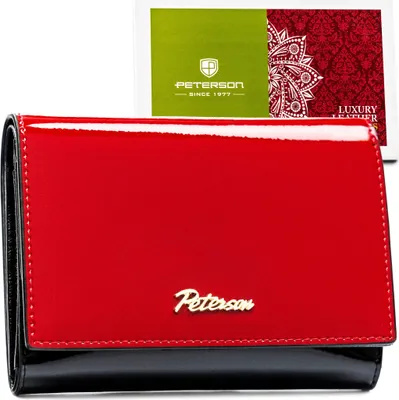 Produktbild von Peterson Geldbörse sk. PTN 1N-445-6808 Schwarz-Rot