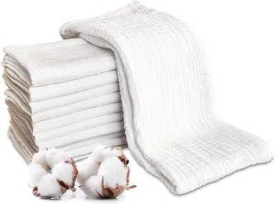 Image de Couches lavables écologiques 50 x 30 cm, lot de 10, pour bébé