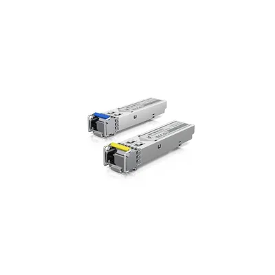 Produktbild von UbiQuiti SFP (Mini-GBIC)-Transceiver-Modul - GigE - 1000Base-BiDi - LC Single-Modus - bis zu 3 km - 1310 nm / 1550 nm (Packung mit 2)
