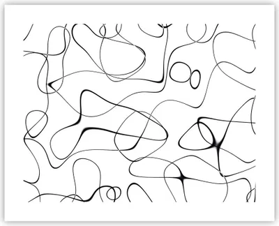 Produktbild von Poster - Poster ohne Rahmen - Linie nichts Muster - 50x40 cm - Wand Bild - Wanddeko - Wandbilder - Kunstposter - Wandposter - Bilder - Kunstdruck - Wanddekoration - Wandbild - P2XAA50x40-5054