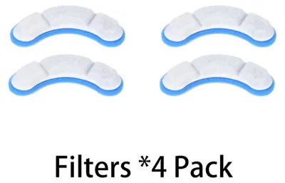 Obrázek produktu pro 4-pack kočičí vodní fontána s filtrem, automatická velká psí vodní fontána, fontánka pro domácí mazlíčky, dávkovač vody, filtr, náhradní pěnová houba