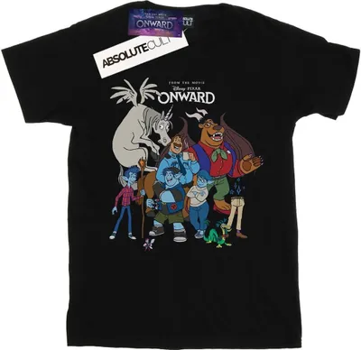 Produktbild von Disney - "Onward" T-Shirt für Damen BI42375 (L) (Schwarz)