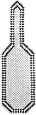 Image de 01124 Coussin de siège avec perles, long, léger