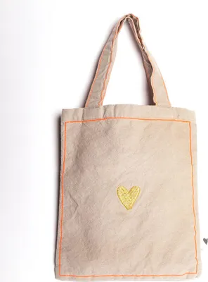 Produktbild von Geschenkbeutel "Goldenes Herz"