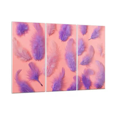 Produktbild von Bilder auf glas - Vogel Feder Farbe Komposition - 105x70cm - Glasbilder - Wandbilder - Kunstdruck - zum Aufhängen bereit - Wanddekoration aus Glas - Glas Bilder - Wandbild auf Glas - GCE105x70-2922