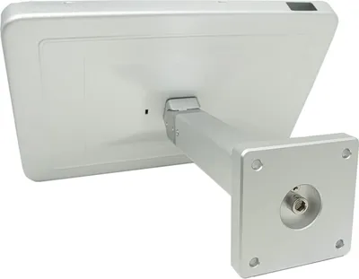 Produktbild von SYSTEM-S Wand Tisch Halterung abschließbar 90° für Microsoft Surface Pro 8 13.0" in Grau