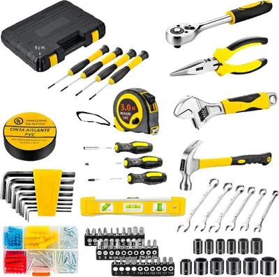 Image de Jeu d'outils, 108 pièces, en acier, 108 pièces