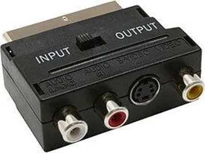 Zdjęcie produktu dla Allteq ALTQ-SVIDEO-SCART-B-ADAP, czarny