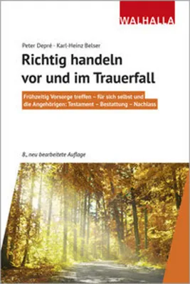 Obrázok produktu pre Richtig handeln vor und im Trauerfall