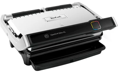 Obrázok produktu pre Tefal OptiGrill Elite XL GC760D, Nerezová oceľ, Nerezová oceľ, 800 cm², 40 x 20 mm, Termoplastik, 6 osôb