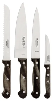Imagen del producto de POLYWOOD, juego de 4 cuchillos, color madera