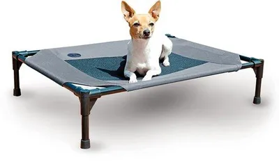 Immagine prodotto di Cuccia portatile per cani, griglia grigio medio/nera, lavabile, antiscivolo