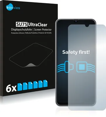 Produktbild von 6x Für Samsung Galaxy M30s Schutzfolie Savvies Displayschutz Display Schutz Folie Klar Transparent
