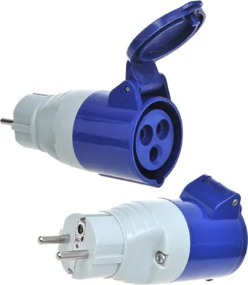 Obrázek produktu pro Adaptér zástrčky Adaper ze Schuko na CEE spojku karavan obytný přívěs loď 230V