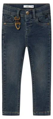 Image de NAME IT - Pantalon pour garçons, modèle Nmmtheo Dnmthayer 2689Swe Key, en denim bleu foncé vintage