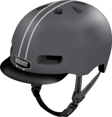 Produktbild von Nutcase Fahrradhelm Street Matte Mips , Suit and Tie Stripe - Grau, S