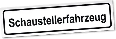 Produktbild von PantherPixel Schaustellerfahrzeug Magnetschild Auto Fahrgeschäfte Magnetfolie Geschenkidee 30 x 8 cm STANDARDFARBFOLIEN