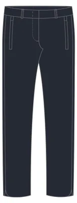 Produktbild von TOM TAILOR TTMIA Straight Stoffhose