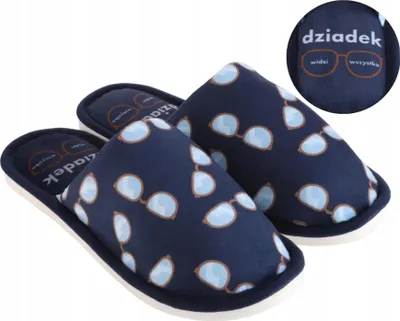 Produktbild von Warme Herren-Hausschuhe, lustige Flip-Flops, Geschenk zum Großvatertag, MORAJ, 44-45