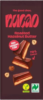 Produktbild von nucao Tafelschokolade Roasted Hazelnut Butter  125g