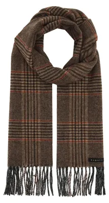 Imagen del producto de bugatti bufanda Classic Checkered Scarf Camel marrón topo