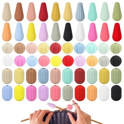Produktbild von Maschenhalter für Stricknadeln, 60 Stück