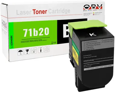 Produktbild von Lexmark 71B20 kompatibler Toner Schwarz - CS317dn CS417dn CS517de CX317dn CX417de CX517de