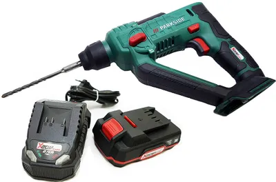 Produktbild von PARKSIDE® 20 V Akku-Bohrhammer / Bohrhammer PABH 20-Li inkl. Akku (2Ah) und Ladegerät (2,4A)