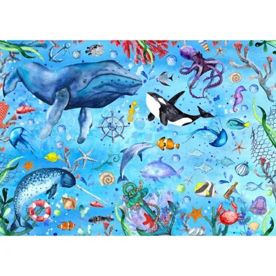 Produktbild von ENJOY Deep Blue Sea Puzzle 1000 Teile