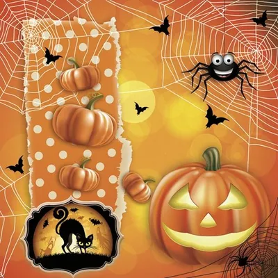 Immagine prodotto di Tovaglioli 33x33 cm - Scary Halloween
