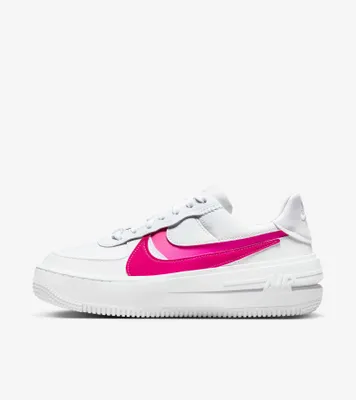 Produktbild von Nike Air Force 1 PLT.AF.ORM "White Fireberry" Weiß, Größe: 39