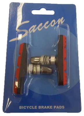 Obrázok produktu pre sada brzdových doštičiek PM22R V-brake 60 mm čierna/červená