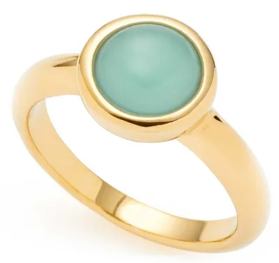 Image de Bague Bea pour femme en acier inoxydable doré de Leonardo