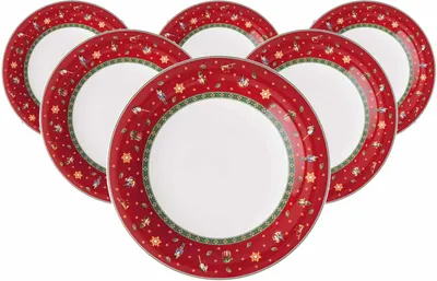 Produktbild von Villeroy & Boch Toy's Delight Speiseteller ø 26,8 cm Rot 6er Set