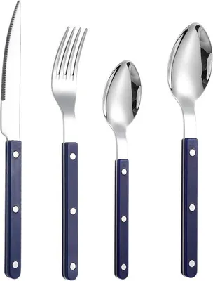Obrázek produktu pro Ubrousky – 4dílná sada – nerezové nože a lžíce – lžíce na steaky – vhodné do myčky – pro restaurace a konference.