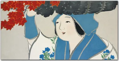 Produktbild von Coloray Bild aus Leinwand 140x70 Leinwand Dekoration - Frauen Kimono Liste