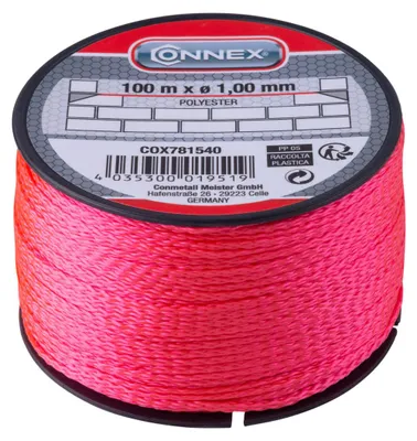 Produktbild von Connex Maurerschnur 100 m Ø 1 mm rot
