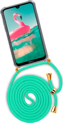 Produktbild von TWIST-Case + TWIST-Cord für Nokia 2.2, Farbe:Icy Mint (Gold)